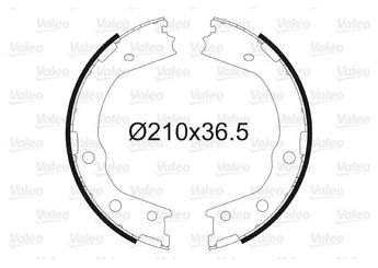El Fren Balatası  VALEO 564130  583502JA0 583502JA00 58350-2JA00