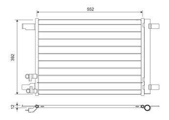 Klima Radyatörü  VALEO 822707  5Q0816411BC 5WA816411A 5Q0816411BL
