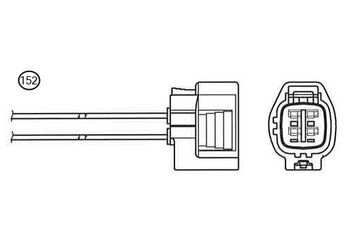 Oksijen (Lambda) Sensörü  NGK 92537  2R839G444AC 2R83 9G444 AC C2C25956 C2C8442