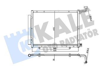 Klima Radyatörü  KALE 357320  2113908 H1BH19710BB