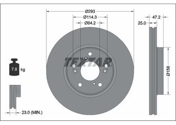 Fren Disk Ayna Ön Sağ ve Sol WALBURG WBD1429  45251T7WA02 45251T3VA01 45251T8MG01 45251T2BJ01 45251T2GA00 45251T2GA01 45251T2MT00 45251T2MT01 45251T7WA01 45251T2JH00 45251T2JH01