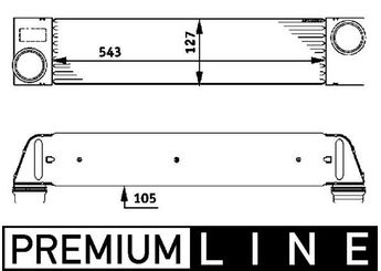 Turbo Radyatörü  MAHLE CI 75 000P  17517790846 17512249457 2249457 2 249 457 7790846 7 790 846 PCG000020 PMC000010 PML000010 PML000011