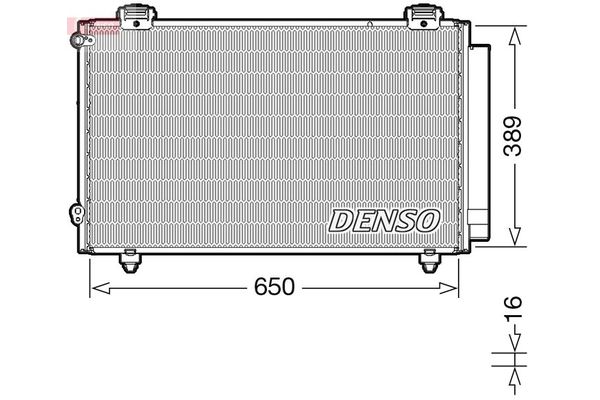 Klima Radyatörü  DENSO DCN50023