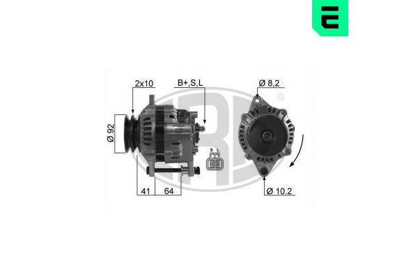 Alternatör  Mazda 323 F/S Sedan (BJ)(01.2001->)  ERA 210531A