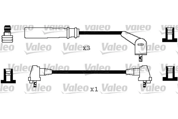 Buji Kablosu  Daihatsu Cuore (L201)(1990->1995)  VALEO 346267