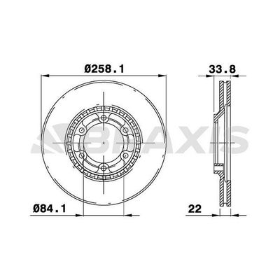 Fren Disk Ayna Ön Sağ ve Sol BRAXIS AE0720