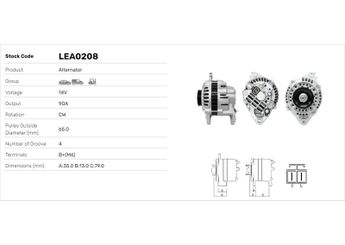 Alternatör  LUCAS ELEKTRIK LEA0208  LEA0208 920244 3730032800 37300-32800 3730033010 37300-33010 3730033013 37300-33013 3730033030 37300-33030 3730033100 37300-33100 3730033101 37300-33101 3730033102 37300-33102 3730033103 37300-33103 3730033110 37300-33110 3730032134 37300-32134 3730033000 37300-33000 A003T02892 A003T03391 A003T03392 A003T03392ZC A003T03393 A003T03393ZC A003T03471 A003T03492 A003T03493 A003T03493ZC A003T03499 A003T45691 A003T45693 A003T45693ZC A003T45694 A3T02792 A3T02892 A3T03391 A3T03392 A3T03392ZC A3T03393 A3T03393ZC A3T03471 A3T03492 A3T03493 A3T03493ZC A3T03499 A3T06591 A3T45691 A3T45693 A3T45693ZC A3T45694 ADC41117 MD114970 MD130329 MD133171 MD133513 MD136838 MD136839 MD139839 MD140750 MD149750 MD153357 MD153843 MD169683