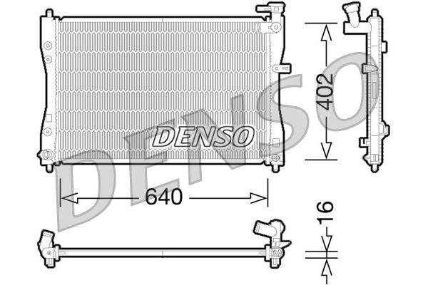 Su Radyatörü  DENSO DRM45033