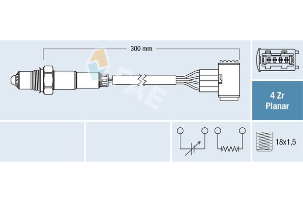 Oksijen (Lambda) Sensörü  FAE 77426