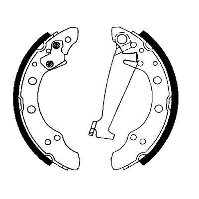 Fren Pabuçlu Balata Arka Volkswagen Golf II (191/193)(08.1983->1992)  HELLA 8DB 355 001-341