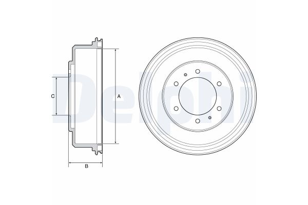 Kampana Arka Sağ veya Sol DELPHI BF532