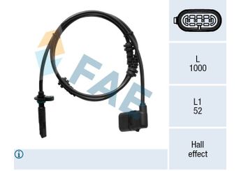 Abs Sensörü Ön Sol MGA 33981  A2059058103 2059058103 205 905 81 03 A 205 905 81 03