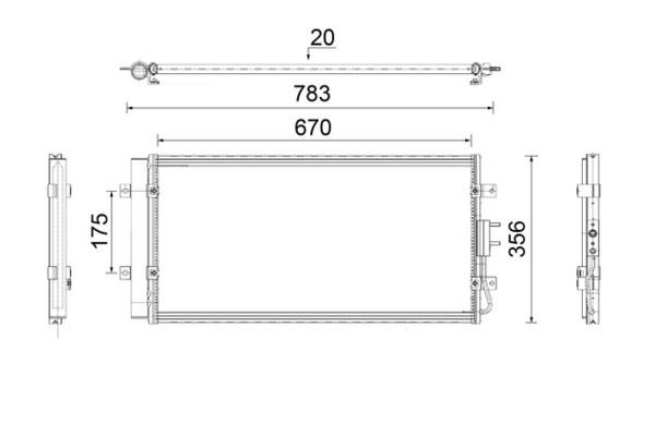 Klima Radyatörü  VEKA 43-2149
