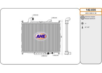 Su Radyatörü  RADISEN RR 64330  LR022741 BH428005AC