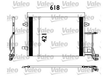 Klima Radyatörü  VALEO 817666  4B0260403B 4B0260403F 4B0260403H 4B0260403N 4B0260403T 4D0260403F 4E0260403F 4E0260403H 4E0260403J 8D0260401A 8D0260401C 8D0260401D 8D0260401H 8D0260401J 8D0260403A 8D0260403C 8D0260403D 8D0260403H 8D0260403E