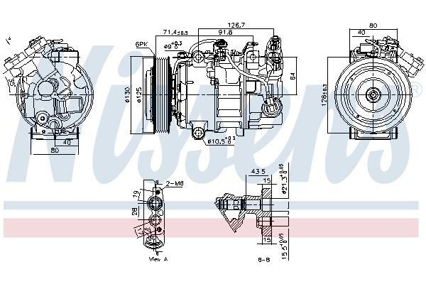 Klima Kompresörü  NISSENS 890763