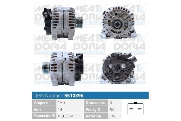 Alternatör  Peugeot 307 Break / SW (S1)(04.2002->06.2005)  KRAFTVOLL 11020078