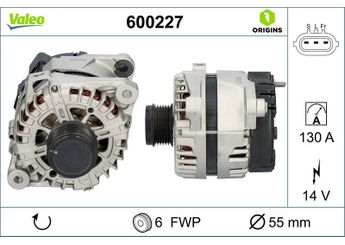 Alternatör  VALEO 600227  373002G700