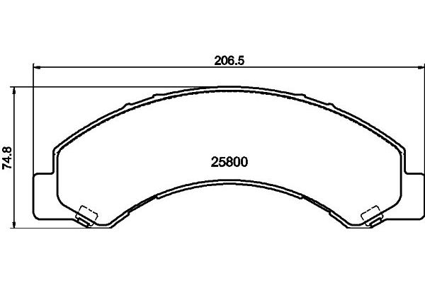 Fren Disk Balata Ön WEGER 495256