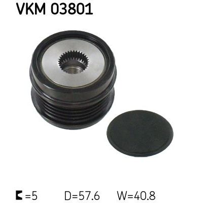 Alternatör Kasnağı  SKF VKM 03801