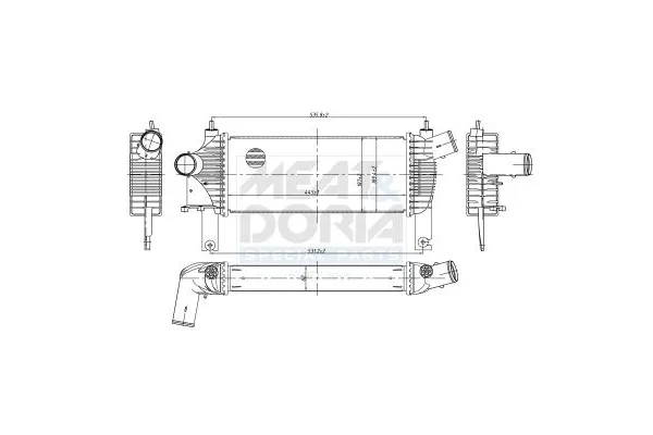 Turbo Radyatörü  Nissan Pathfinder 4/5 Kapı (R51)(01.2005->)  MGA 80336