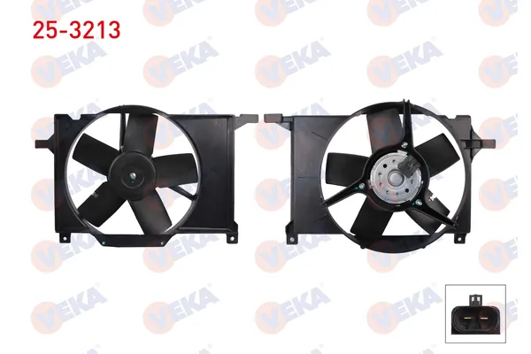 Radyatör Fan ve Motoru  Opel Corsa B (1993->)  VEKA 25-3213