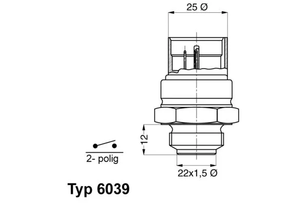 Fan Müşürü  Volkswagen Polo II 2F (801/803)(10.1990->1994)  WAHLER 6039.95D