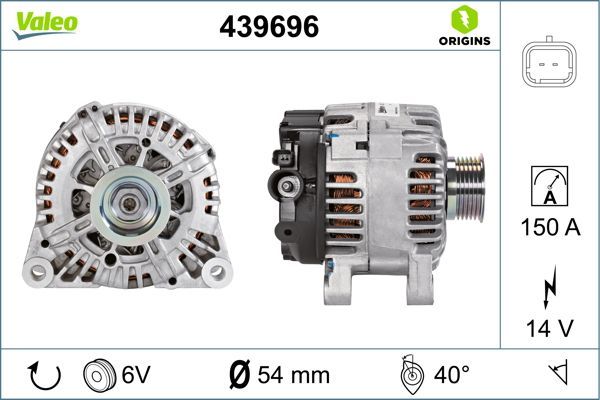 Alternatör  VALEO 439696