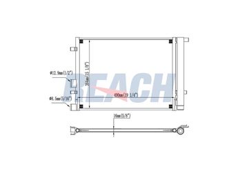 Klima Radyatörü  HYUNDAI ORJINAL 976061J210  976061J210 976061J200 97606-1J200 97606-1J210 976061J202