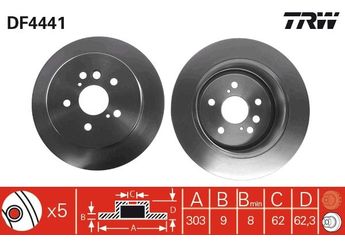 Fren Disk Ayna Ön Sağ ve Sol MAGNETI MARELLI 360704014500  T116GN3502075 4243142040 42431-42040 4243142041 42431-42041