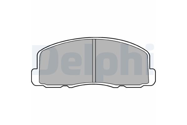 Fren Disk Balata Ön Mitsubishi Lancer Sedan (C60A/C70A)(1989->)  DELPHI LP458