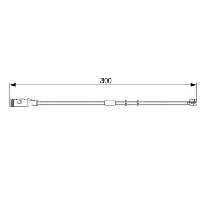 Balata İkaz Kablosu Ön Opel Signum (2003->)  DODUCO 36142