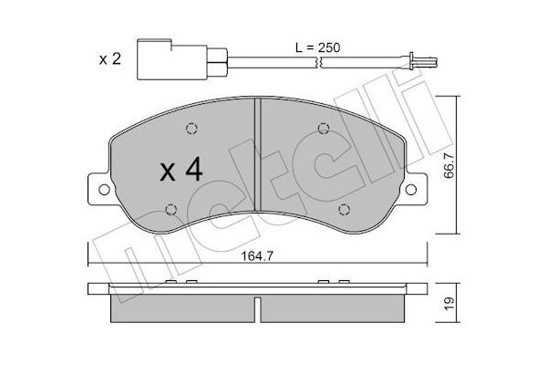 Fren Disk Balata Ön Ford Transit Kombi (TT9)(2006->)  OTOZONE FDO3036-R