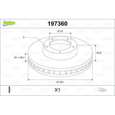 Fren Disk Ayna Ön Sağ ve Sol BMW 7 Serisi (E65/E66)(2001->)  MGA 50501
