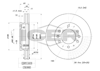 Fren Disk Ayna Ön Sağ ve Sol WALBURG WBD1058  1742318 1727183 1763037 AB311125AA AB311125AB AB311125AC UC2B33251A UC2B33251B