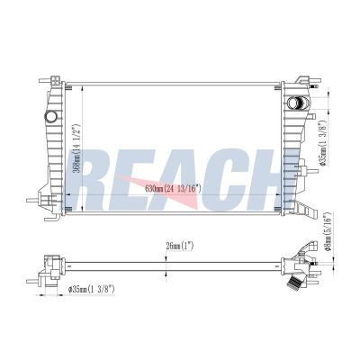 Su Radyatörü  Renault Fluence (10.2009->)  MGA 80555