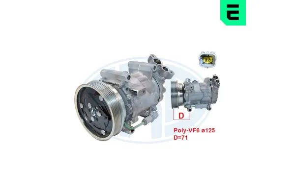 Klima Kompresörü  Nissan NV200 /Evalia (M20/M)(08.2009->)  ERA 670188