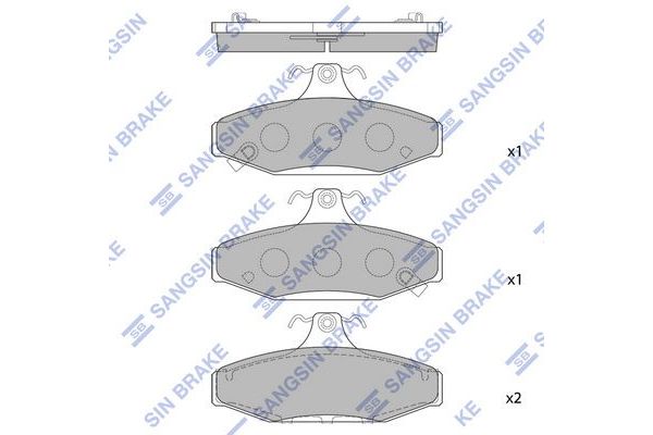 Fren Disk Balata Ön SANGSIN SP1066