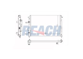 Su Radyatörü  MGA 80701  8200189288 8200189286