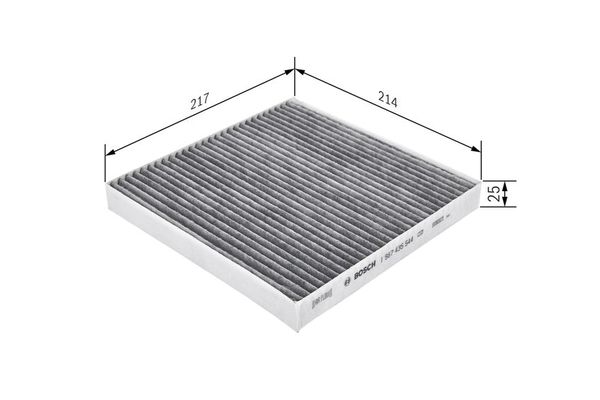 Polen Filtresi  Smart Forfour (11.2014->)  BOSCH 1 987 435 544