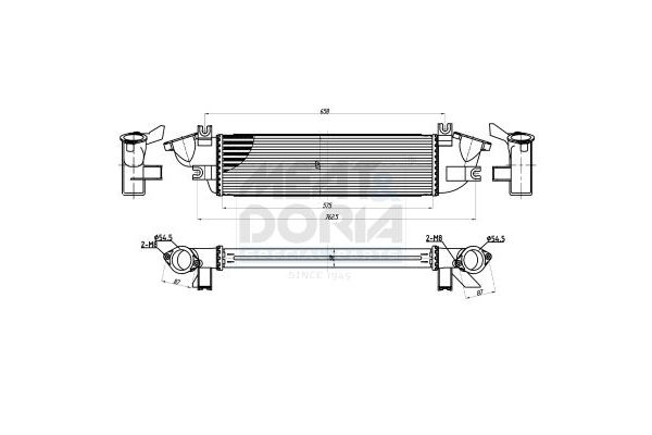 Turbo Radyatörü  Mitsubishi L200 (KK0/KL0)(2015->)  MAHER 10793