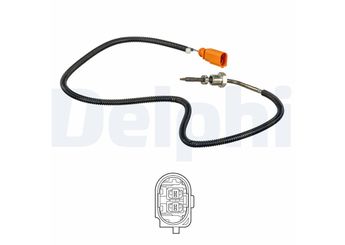 Egzoz Sıcaklık Sensörü  DELPHI TS30106  3G906088AG 3G906088BA 03G906088AG 03G906088BA