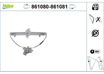 Cam Krikosu Ön Sol VALEO 861080  8240422011 82404-22011