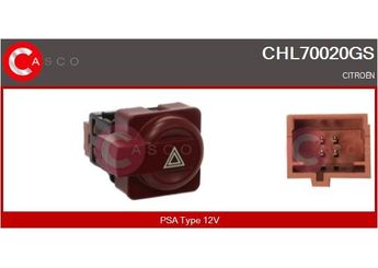 Dörtlü Flaşör Düğmesi  PSA ORJINAL 6554GT  6554GT 00006554GT