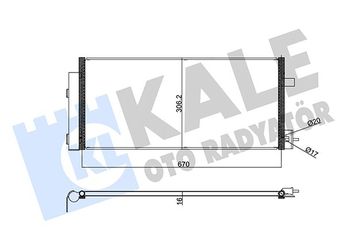 Klima Radyatörü  KALE 355925  95328644 96943763