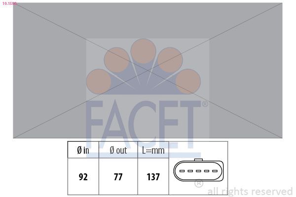 Hava Debimetresi  Volkswagen Phaeton (3D4/3D6)(11.2008->2010)  NGK 93804