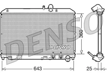 Su Radyatörü  DENSO DRM44012  DRM44012 N3H215200C N3H415200C