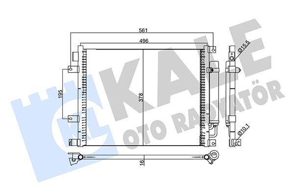 Klima Radyatörü  KALE 357730