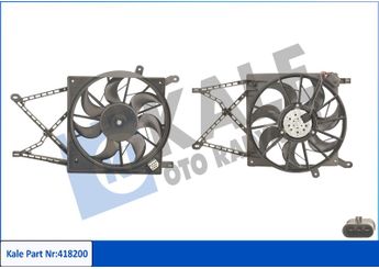 Radyatör Fan ve Motoru  KALE 418200  1341344 1314538 1314 538 1341 344 90570736 90570739 1314539 1341299 90570735