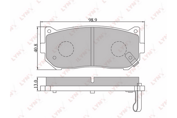 Fren Disk Balata Arka Kia Carens (RS)(2003->)  MANDO MBF015318